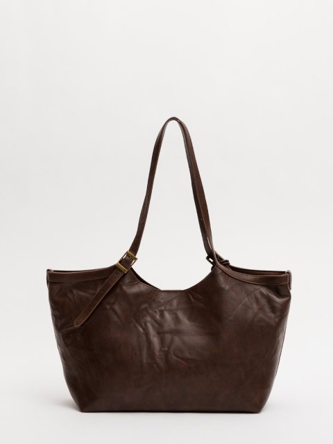 Темно-коричневый шоппер S.Lavia (Славия) - артикул: 0К-00076044 - ракурс 2