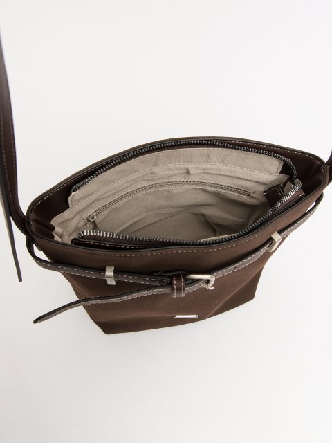 Темно-коричневый кросс-боди David Jones (Дэвид Джонс) - артикул: 0К-00077186 - ракурс 3