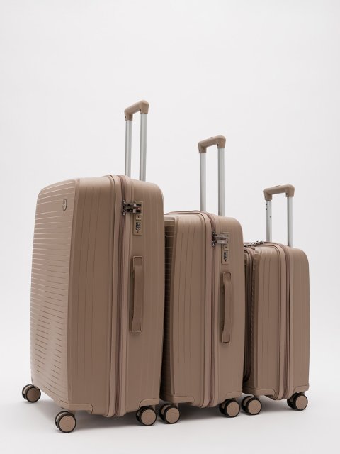 Серо-коричневый чемодан S.Lavia (Славия) - артикул: 0К-00067843 - ракурс 12