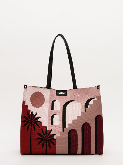 Розовый шоппер Polina (Полина) - артикул: 0К-00077847 - ракурс 1