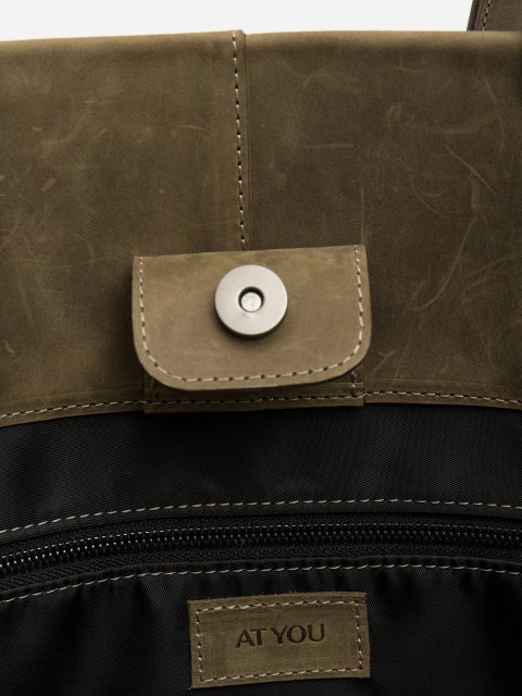 Светло-зеленый шоппер AT YOU (AT YOU) - артикул: AY006 19 77 - ракурс 11