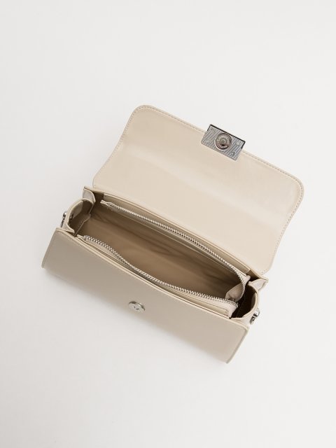 Бежевый сэтчел Royal cuir (Royal cuir) - артикул: 0К-00077342 - ракурс 4