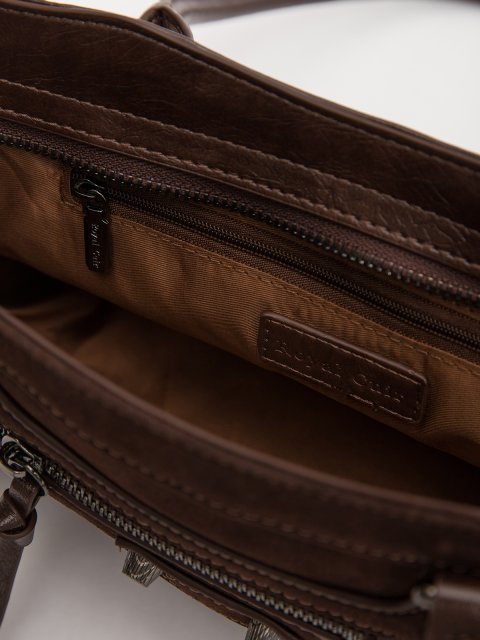 Темно-коричневый тоут At you (At you) - артикул: 0К-00075983 - ракурс 4