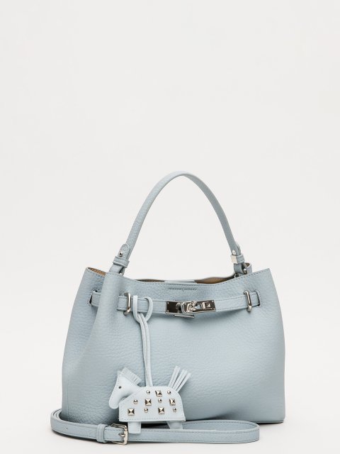Голубой кросс-боди Royal cuir. Вид 4.