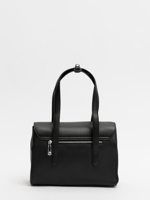 Чёрный сэтчел Polina (Полина) - артикул: 0К-00073172 - ракурс 2