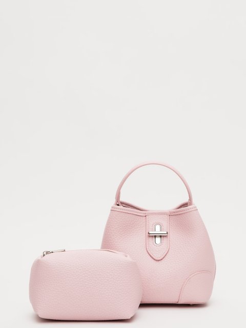 Розовый кросс-боди Royal cuir. Вид 5.