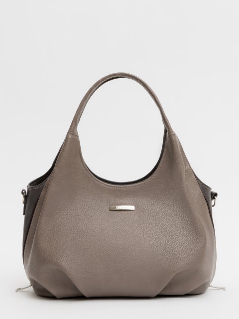 Темно-бежевая сумка классическая S.Lavia. Вид 2.