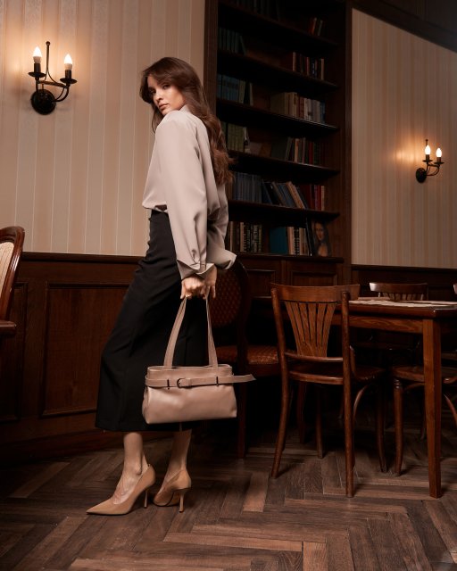 Чёрный тоут S.Lavia (Славия) - артикул: 00164 10 01 - ракурс 1