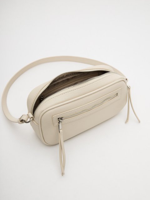 Молочный кросс-боди Royal cuir. Вид 5.