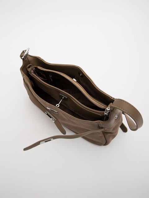 Темно-бежевый кросс-боди Polina (Полина) - артикул: 0К-00073171 - ракурс 3