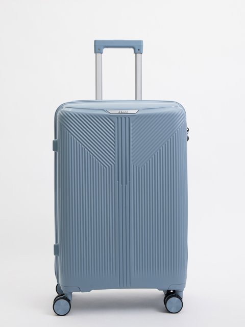 Бледно-голубой чемодан S.Lavia (Славия) - артикул: 0К-00075387 - ракурс 1