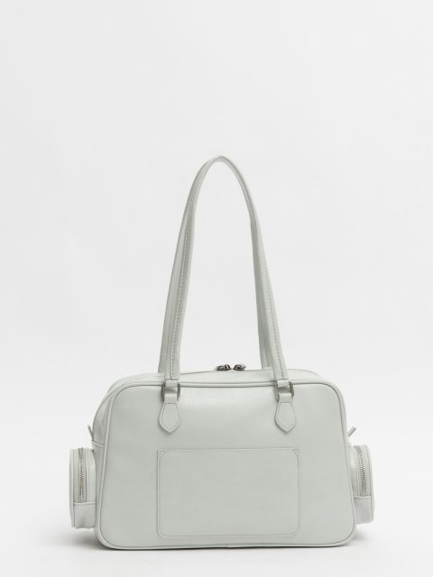 Светло-серый саквояж Royal cuir (Royal cuir) - артикул: 0К-00077332 - ракурс 2