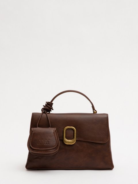 Темно-коричневый сэтчел S.Lavia (Славия) - артикул: 0К-00076042 - ракурс 1