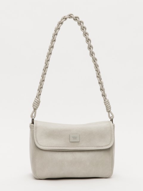 Светло-серый кросс-боди Royal cuir (Royal cuir) - артикул: 0К-00078005 - ракурс 1