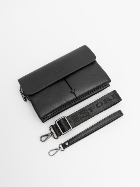 Чёрный клатч Bradford (Брэдфорд) - артикул: 0К-00075027 - ракурс 5