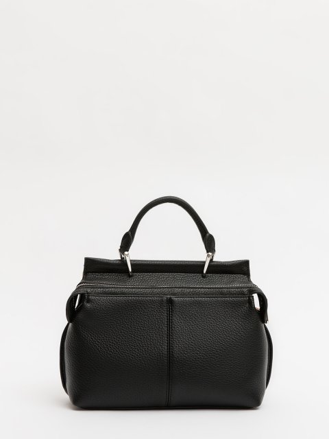 Чёрный сэтчел Royal cuir (Royal cuir) - артикул: 0К-00077325 - ракурс 2