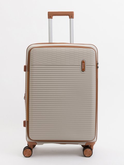 Бежевый чемодан S.Lavia (Славия) - артикул: 0К-00075370 - ракурс 1