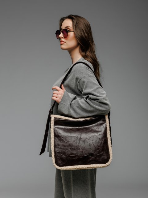 Темно-коричневый хобо NaVibe. Вид 2.