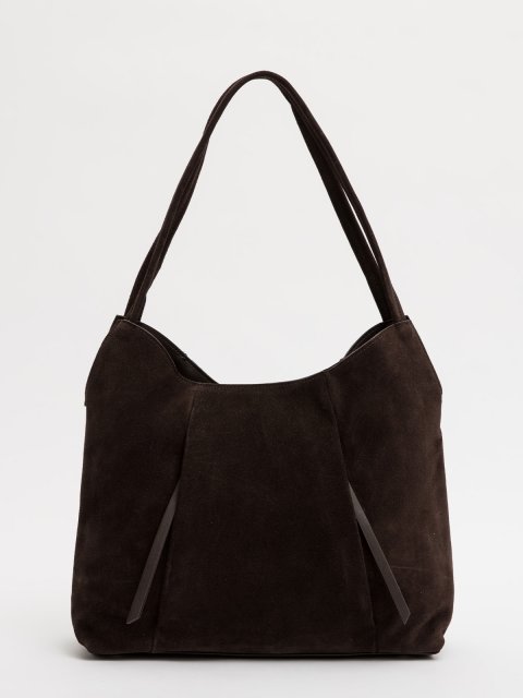 Темно-коричневый шоппер Polina (Полина) - артикул: 0К-00073154 - ракурс 1