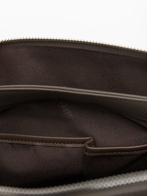 Серо-коричневый кросс-боди Polina (Полина) - артикул: 0К-00073129 - ракурс 4