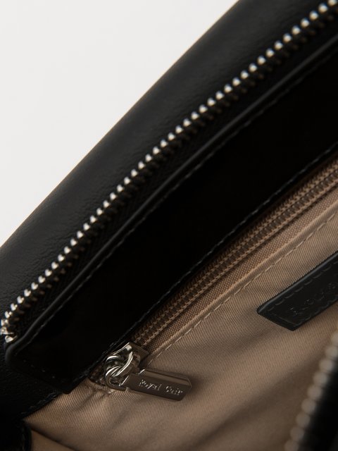 Чёрный кросс-боди Royal cuir (Royal cuir) - артикул: 0К-00056518 - ракурс 4