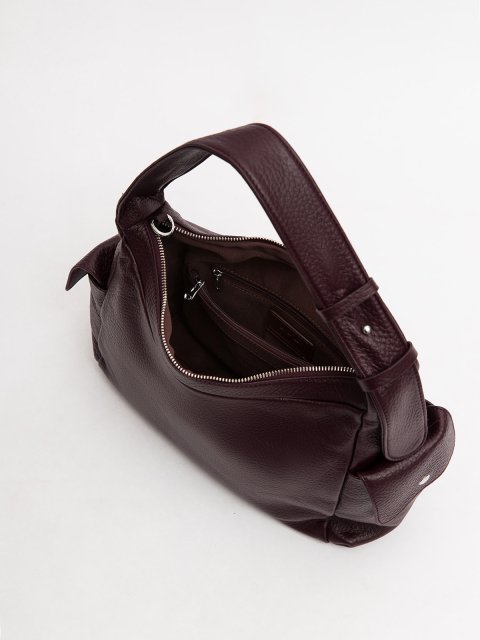 Бордовый хобо Polina (Полина) - артикул: 0К-00073158 - ракурс 3