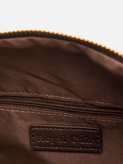 Темно-коричневый саквояж Royal cuir (Royal cuir) - артикул: 0К-00080271 - ракурс 4