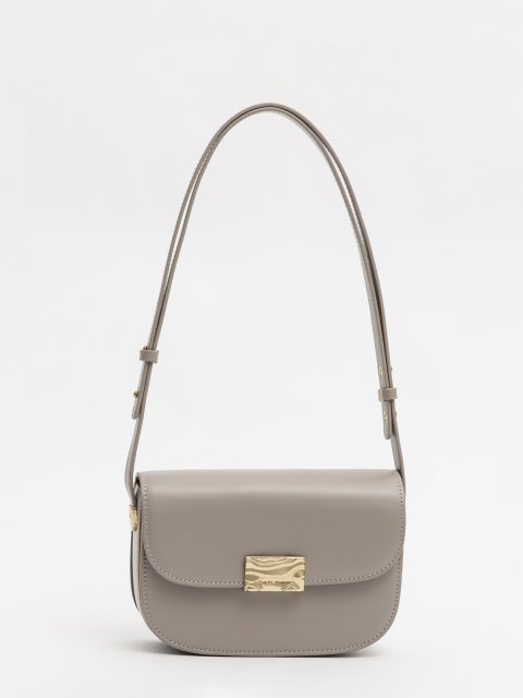 Серо-коричневый кросс-боди David Jones (Дэвид Джонс) - артикул: 0К-00077134 - ракурс 1