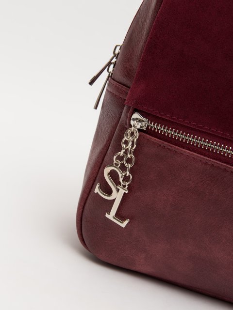 Бордовый рюкзак S.Lavia (Славия) - артикул: 1482 99 03/880 79 - ракурс 3