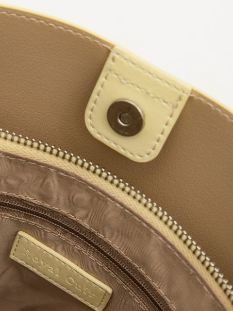 Светло-желтый кросс-боди Royal cuir (Royal cuir) - артикул: 0К-00077339 - ракурс 4