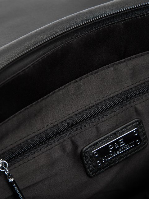 Чёрный сэтчел Polina (Полина) - артикул: 0К-00073133 - ракурс 4