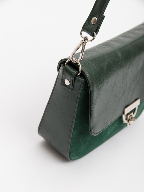 Зелёный кросс-боди S.Lavia (Славия) - артикул: 1480 99 31/048 35 - ракурс 4