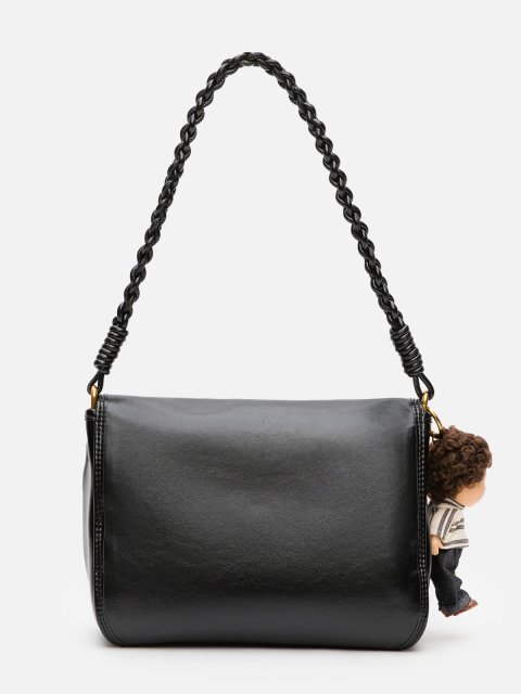 Чёрный кросс-боди Royal cuir (Royal cuir) - артикул: 0К-00080313 - ракурс 3