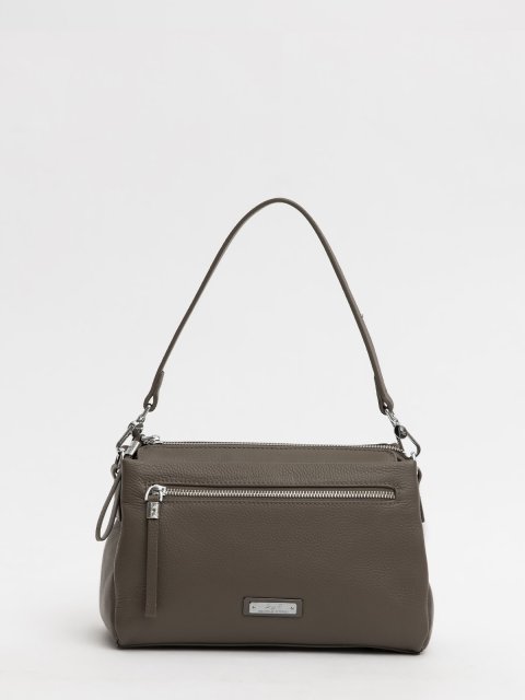 Серо-коричневый кросс-боди Polina (Полина) - артикул: 0К-00073129 - ракурс 1