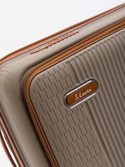 Темно-бежевый чемодан S.Lavia (Славия) - артикул: 0К-00075365 - ракурс 5