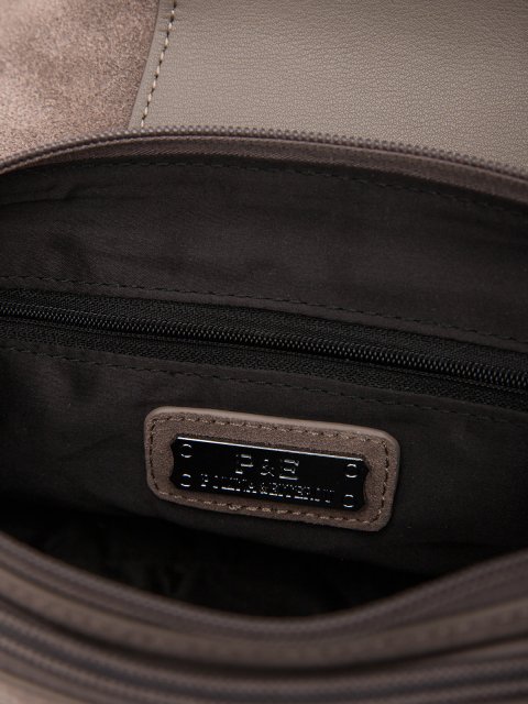 Серый кросс-боди Polina (Полина) - артикул: 0К-00073180 - ракурс 4