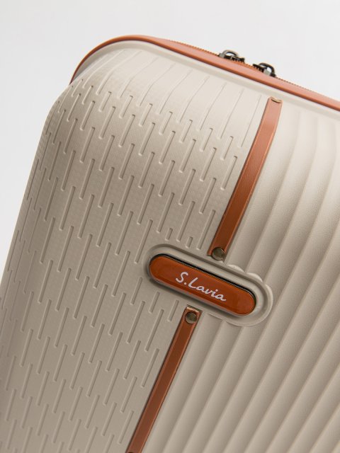 Бежево-серый чемодан S.Lavia (Славия) - артикул: 0К-00067828 - ракурс 5