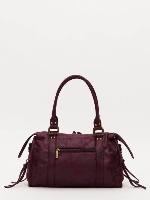 Бордовый саквояж David Jones (Дэвид Джонс) - артикул: 0К-00079796 - ракурс 2