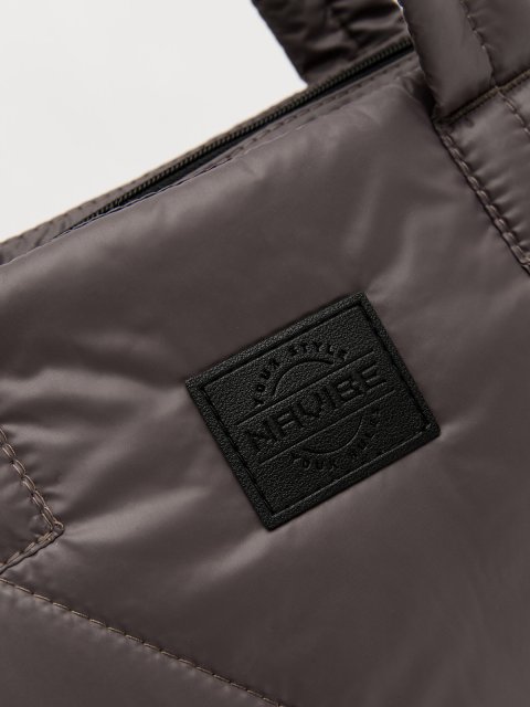 Темно-бежевый шоппер NaVibe (NaVibe) - артикул: V26 501 25 - ракурс 3