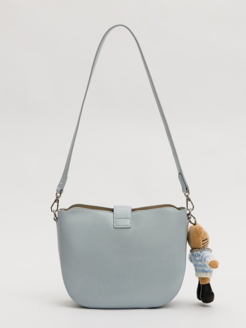 Голубой кросс-боди Royal cuir (Royal cuir) - артикул: 0К-00077354 - ракурс 2