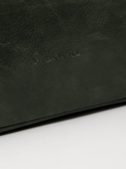 Оливковый саквояж S.Lavia. Вид 5.