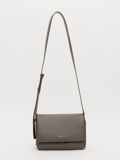 Серый кросс-боди David Jones (Дэвид Джонс) - артикул: 0К-00079078 - ракурс 1