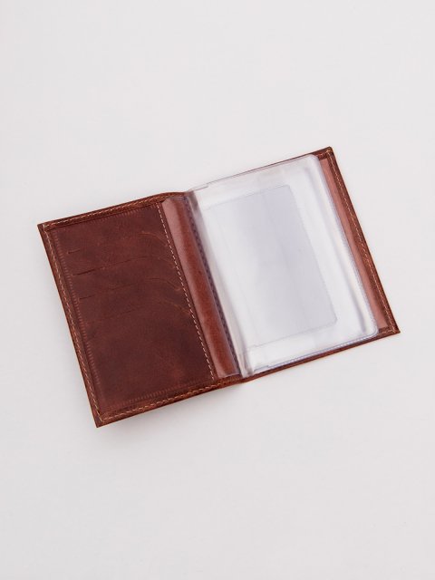 Рыжая обложка для документов Angelo Bianco (Анджело Бьянко) - артикул: 0К-00062381 - ракурс 2