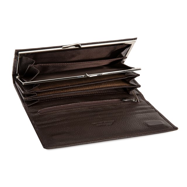 Коричневое портмоне Angelo Bianco (Анджело Бьянко) - артикул: 0К-00052440 - ракурс 2