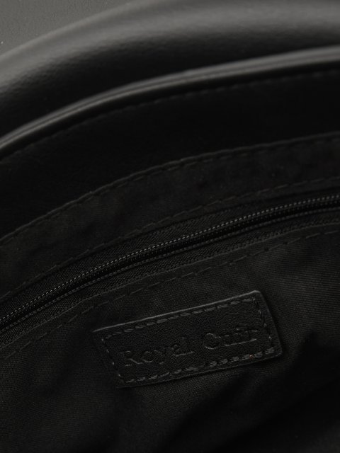 Чёрный кросс-боди Royal cuir (Royal cuir) - артикул: 0К-00078051 - ракурс 4