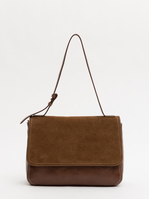 Коричневый сэтчел At you (At you) - артикул: 0К-00075935 - ракурс 2