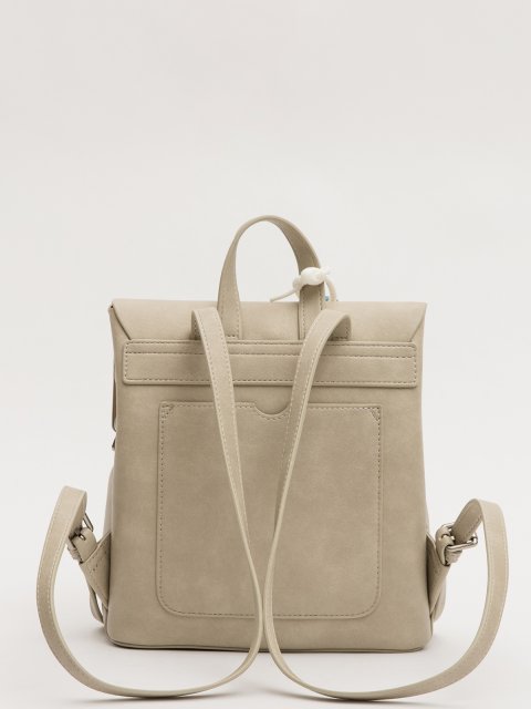 Светло-серый рюкзак Royal cuir (Royal cuir) - артикул: 0К-00077313 - ракурс 2