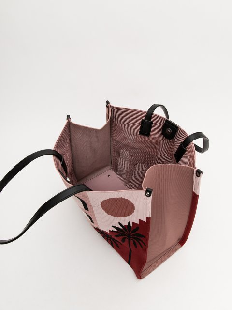 Розовый шоппер Polina (Полина) - артикул: 0К-00077847 - ракурс 4