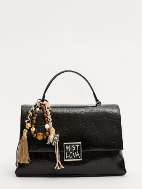 Чёрный сэтчел Royal cuir (Royal cuir) - артикул: 0К-00077328 - ракурс 1