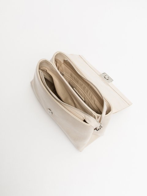 Бежевый сэтчел Royal cuir (Royal cuir) - артикул: 0К-00077271 - ракурс 3